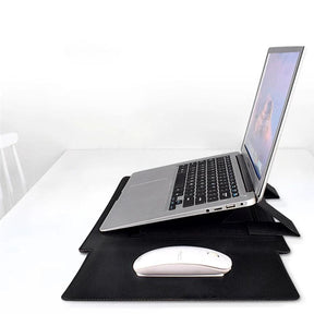 Capa Para Macbook Air/Pro Em Couro Com Suporte Zimoon