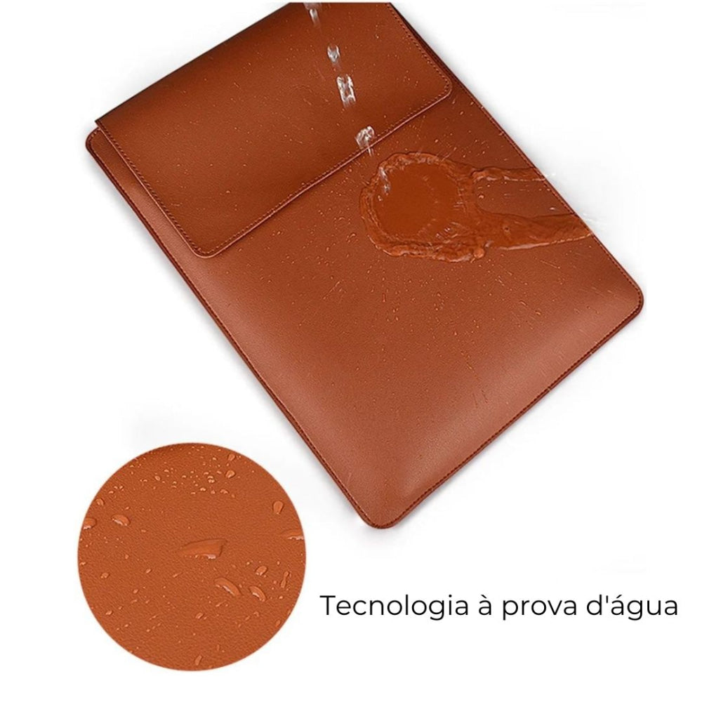 Capa Para Macbook Air/Pro Em Couro Com Suporte Zimoon