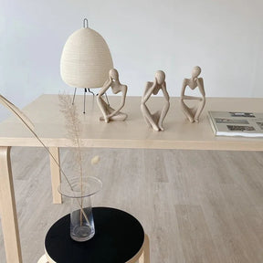 Estatueta Decorativa Minimalista modelo O Pensador - Estatueta Decorativa Minimalista modelo O Pensador