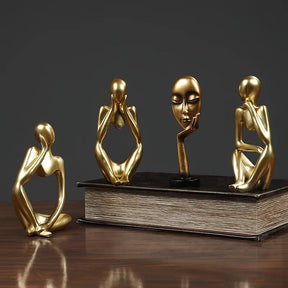 Estatueta Decorativa Minimalista modelo O Pensador - Estatueta Decorativa Minimalista modelo O Pensador