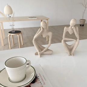 Estatueta Decorativa Minimalista modelo O Pensador - Estatueta Decorativa Minimalista modelo O Pensador