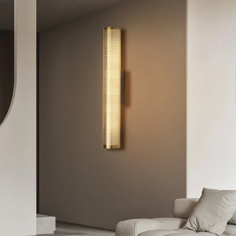 Luminária de Parede estilo Nórdica modelo Éter - Amarelo - Luminária de Parede estilo Nórdica modelo Éter