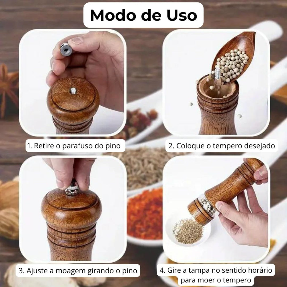 Moedor De Pimenta Deluxe Multibom