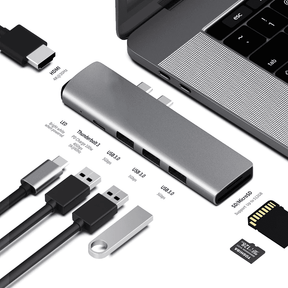 Hub Usb C Para Macbook Pro/Air 7 Em 1 129